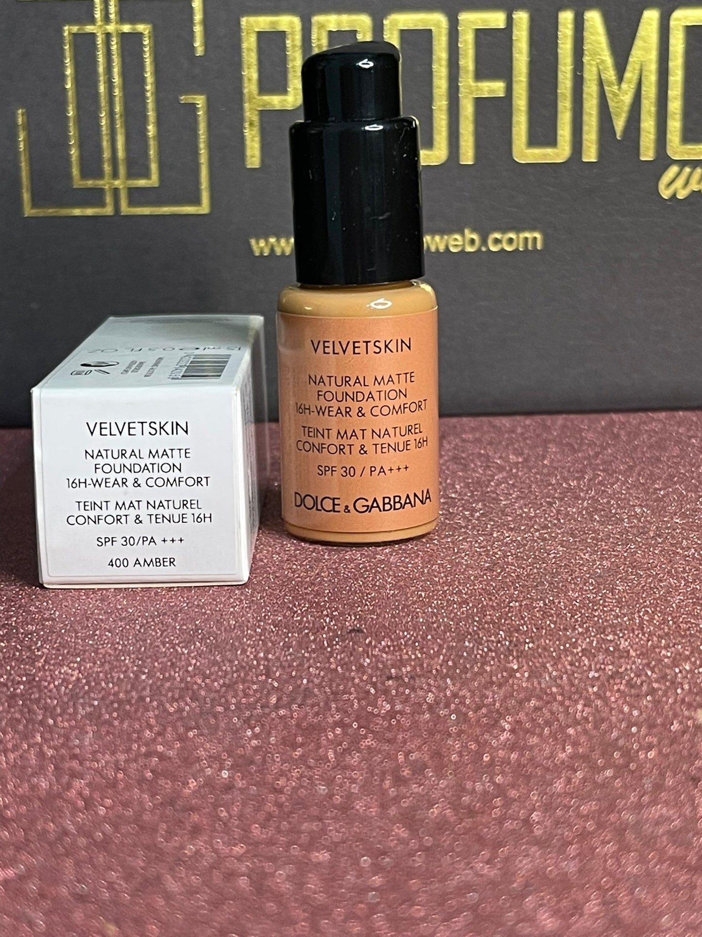 Dolce E Gabbana New Velvet Skin Foundation 15 ML TESTER - Profumo Web