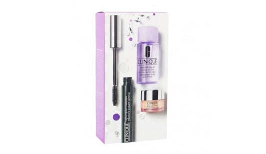 CLINIQUE KIT PER CIGLIA SUBLIMI MASCARA STRUCCANTE OCCHI GEL CONTORNO OCCHI