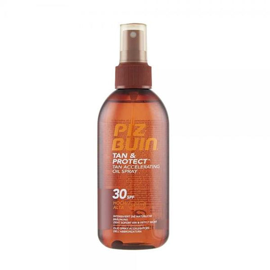 PIZ BUIN TAN E PROTECT ACCELLERATORE DI ABBRONZATURA OLIO SPRAY 30SPF UVA E UVB 150ML TESTER